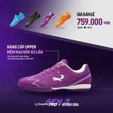  Giày Bóng Đá Chính Hãng Zocker Inspire Pro Gen 2 Tím TF 