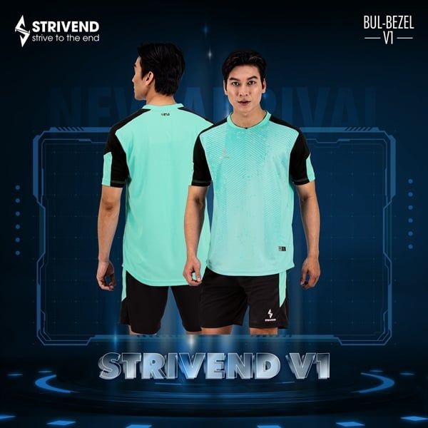  Bộ Quần Áo Bóng Đá STRIVEND V1 - Xanh Ngọc 
