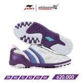  Giày Bóng Đá Chính Hãng Pan Thái Lan Cỏ nhân tạo Vigor X Thunder Tím/Trắng TF 