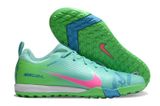  Giày Bóng Đá Cỏ Nhân Tạo Mercurial Vapor 16 Pro Bo Thun V3 Xanh Ngọc/Hồng TF 