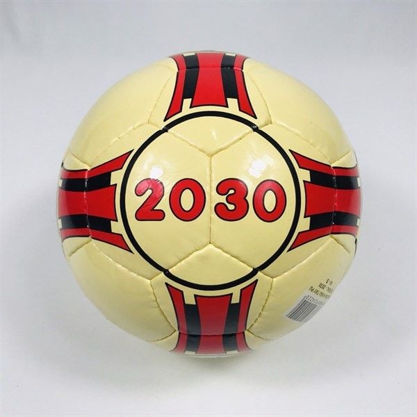  Quả Bóng Đá Futsal Geru Chính Hãng 2030 Khâu Tay Đỏ/Vàng 