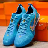  Giày Bóng Đá Cỏ Nhân Tạo Mercurial Zoom Vapor 14 Pro SF BluePrint 2022 Bo thun Xanh Ngọc TF 