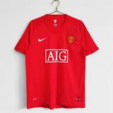  Áo Retro - Áo đấu MU Đỏ AIG 2007/08 
