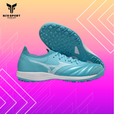  Giày Bóng Đá Cỏ Nhân Tạo Mizuno Morelia Neo 3 Sala Beta SF Bo Thun Xanh Da TF 