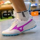  Giày Bóng Đá Cỏ Nhân Tạo Mizuno Morelia Sala Hồng/Xanh TF 