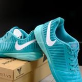  Giày Bóng Đá Futsal Lunar Gato II Xanh Cổ Vịt IC 