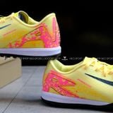 Giày Bóng Đá Cỏ Nhân Tạo Mercurial Vapor 16 Academy Mbapee Vàng Gót Đỏ TF 