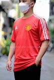  Áo Adidas MU Tập - Đỏ 