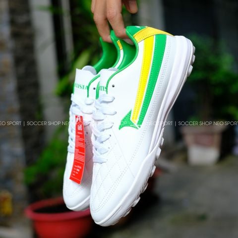  Giày Bóng Đá Chính Hãng KAMITO ARTISTA Trắng/Xanh lá TF 