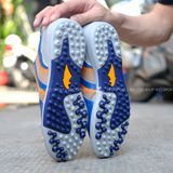  Giày Bóng Đá Chính Hãng Pan Thái Lan Cỏ nhân tạo Vigor X Thunder Xanh Đen TF 