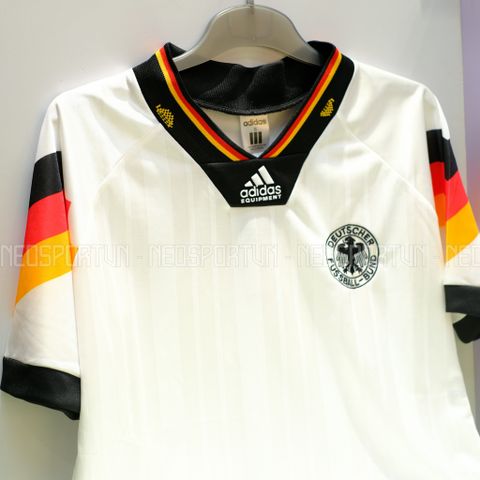  Áo Retro - Áo đấu Tuyển Đức trắng 1992/93 sân nhà 