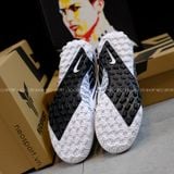  Giày Bóng Đá Cỏ Nhân Tạo Mercurial vapor 13 Pro MDS003 CR7 Bo Thun Trắng Đen TF 