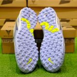  Giày Bóng Đá Cỏ Nhân Tạo Mercurial Zoom Vapor 14 Pro SF Bo Thun Xám/Tím Nhạt TF 