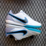  Giày Bóng Đá Futsal Tiempo 9 Trắng Đế Xanh Da IC 