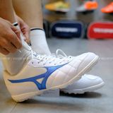  Giày Bóng Đá Chính Hãng Mizuno MRL SALA CLUB Trắng/Xanh TF 