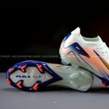  Giày Bóng Đá Cỏ Tự Nhiên Mercurial Vapor 16 bo thun MDS009 Xám Xanh FG 