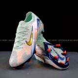  Giày Bóng Đá Cỏ Tự Nhiên Mercurial Vapor 16 bo thun MDS009 Xám Xanh FG 