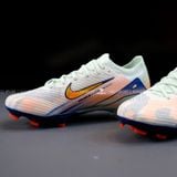  Giày Bóng Đá Cỏ Tự Nhiên Mercurial Vapor 16 bo thun MDS009 Xám Xanh FG 