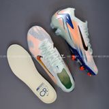  Giày Bóng Đá Cỏ Tự Nhiên Mercurial Vapor 16 bo thun MDS009 Xám Xanh FG 