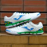  Giày Bóng Đá Futsal Chính Hãng JOMA SUPER REGATE 2223 TRẮNG/XANH LÁ IC 