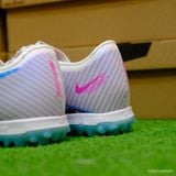  Giày Bóng Đá Cỏ Nhân Tạo Mercurial Vapor 15 Academy SF Trắng Đế Đen TF 