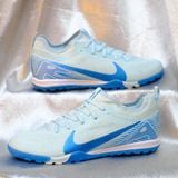  Giày Bóng Đá Cỏ Nhân Tạo Mercurial Vapor 16 Pro Bo Thun Mad Ambition Xanh Da 