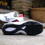  Giày Bóng Đá Cỏ Nhân Tạo Mizuno Morelia Neo 4 Pro Đế Đệm Trắng/Đỏ TF 