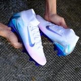  Giày Bóng Đá Cỏ Tự Nhiên Mercurial Vapor 16 Superfly 10 Xanh/Trắng FG 