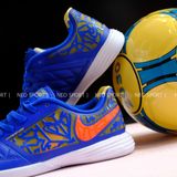  Giày Bóng Đá Futsal Lunar Gato II Xanh/Trắng IC 