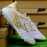  Giày Bóng Đá Cỏ Nhân Tạo Mizuno NEO 4 trắng vàng TF 