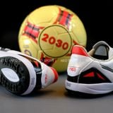  Giày Bóng Đá Cỏ Nhân Tạo Mizuno Morelia Neo 4 Pro Đế Đệm Trắng/Đỏ TF 