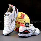  Giày Bóng Đá Cỏ Nhân Tạo Mizuno Morelia Neo 4 Pro Đế Đệm Trắng/Đỏ TF 
