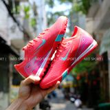  Giày Bóng Đá Cỏ Nhân Tạo Mercurial Vapor 16 Elite Đỏ/Hồng Đế Xanh TF 