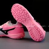  Giày Bóng Đá Cỏ Nhân Tạo Mizuno Morelia Neo 3 Sala Beta SF Bo Thun Hồng/Trắng TF 