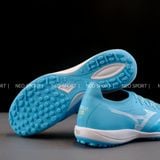  Giày Bóng Đá Cỏ Nhân Tạo Mizuno Morelia Neo 3 Sala Beta SF Bo Thun Xanh Da TF 