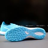  Giày Bóng Đá Cỏ Nhân Tạo Mizuno Morelia Neo 3 Sala Beta SF Bo Thun Xanh Da TF 