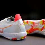  Giày Bóng Đá Cỏ Nhân Tạo Mizuno Morelia Neo 3 Sala Beta SF Bo Thun Trắng Logo-Đế Camo Đỏ TF 