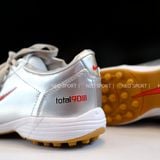 Giày Bóng Đá Cỏ Nhân Tạo Total 90 III Xám Logo Đỏ TF 
