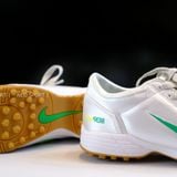  Giày Bóng Đá Cỏ Nhân Tạo Total 90 III Trắng Logo Chuối TF 