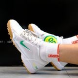  Giày Bóng Đá Cỏ Nhân Tạo Total 90 III Trắng Logo Chuối TF 