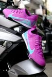  Giày Bóng Đá Cỏ Nhân Tạo Mercurial Vapor 16 Pro Bo Thun Tím Đế Đen TF 