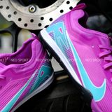  Giày Bóng Đá Cỏ Nhân Tạo Mercurial Vapor 16 Pro Bo Thun Tím Đế Đen TF 