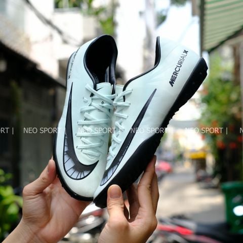  Giày Bóng Đá Cỏ Nhân Tạo Mercurial Victory 6 CR7 Xanh Nhạt TF 