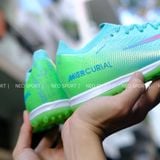  Giày Bóng Đá Cỏ Nhân Tạo Mercurial Vapor 16 Elite Cosmic Xanh Ngọc/Hồng TF 