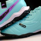  Giày Bóng Đá Cỏ Nhân Tạo Tiempo 10 Pro bo thun Xanh Ngọc TF 