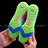  Giày Bóng Đá Cỏ Nhân Tạo Mercurial Superfly 10 Cổ Cao Cosmic Xanh Ngọc/Hồng TF 