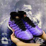  Giày Bóng Đá Cỏ Nhân Tạo Mercurial Air Zoom Superfly 9 Cổ Cao Tím Sọc TN Mbappe TF 