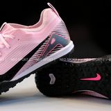  Giày Bóng Đá Cỏ Nhân Tạo Mercurial Vapor 16 Pro Bo Thun Hồng nhạt/Đen TF 