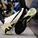  Giày Bóng Đá Cỏ Tự Nhiên Mercurial Air Zoom Vapor 15 Elite Bo Thun Màu Trà Sữa FG 