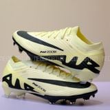  Giày Bóng Đá Cỏ Tự Nhiên Mercurial Air Zoom Vapor 15 Elite Bo Thun Màu Trà Sữa FG 
